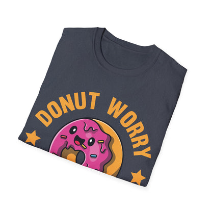 Funny Donut Worry Be Happy Foodie Donut Lovers T-Shirt For Men Women T-Shirt