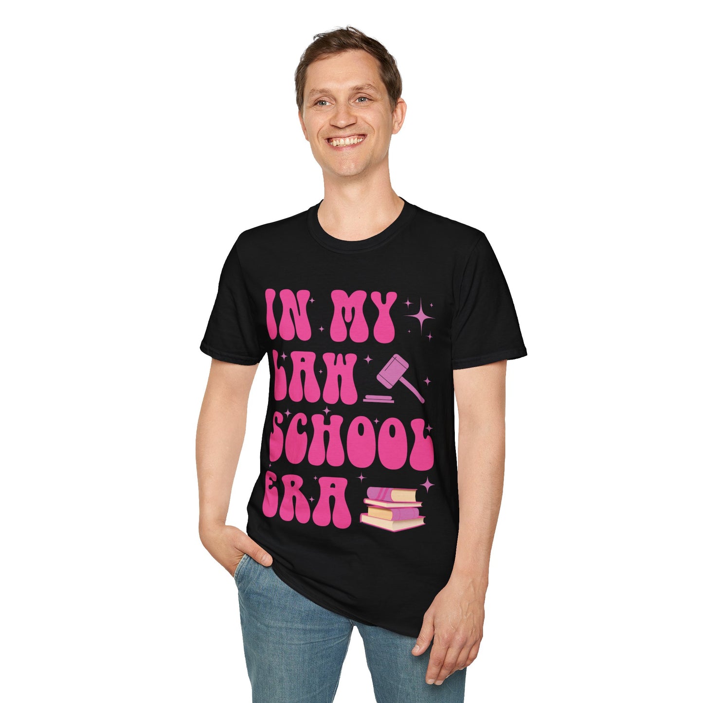 Retro In My Law School Era Future Lawyer Student School T-Shirt For Men Women T-Shirt