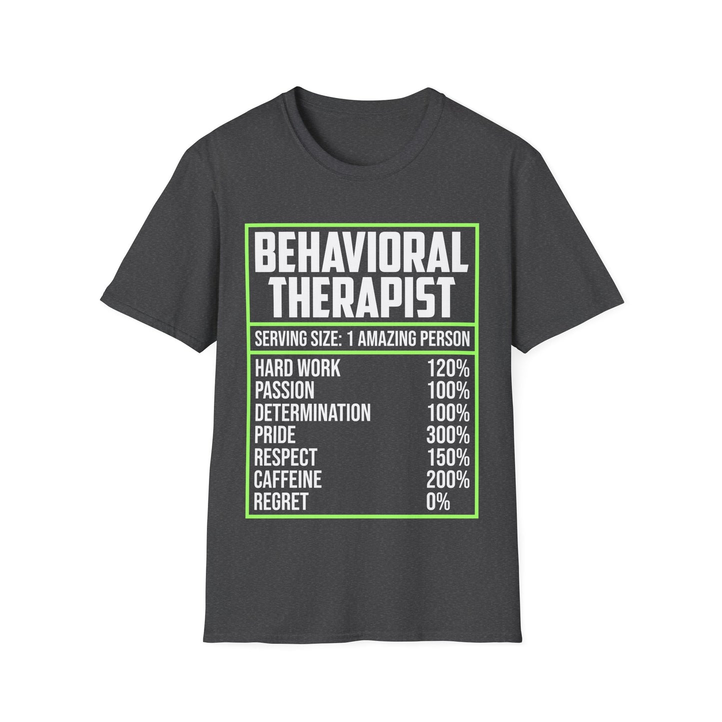 Behavioral Therapist Facts Analyst Behavior Tech SPED Teacher Autism T-Shirt