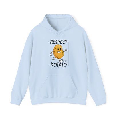 Funny Respect The Potato Gift Men Cute Root Vegetable Lovers Vegan Hoodie For Men Women Hoodie