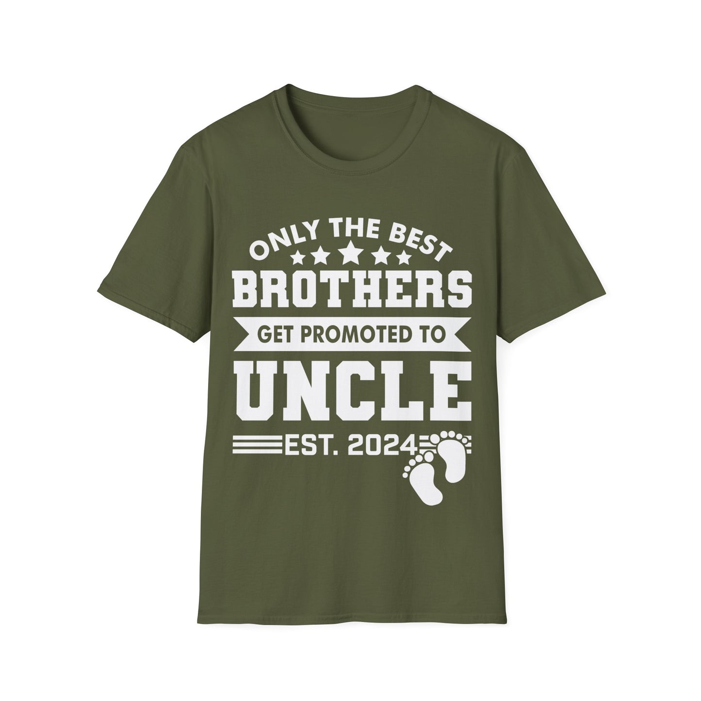 Funny Men Only The Best Brothers Get Promoted to Uncle New Uncle  T-shirt