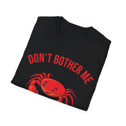 Funny Don't Bother Me I'm Crabby Crab Moody Person Tank Top For Men Women