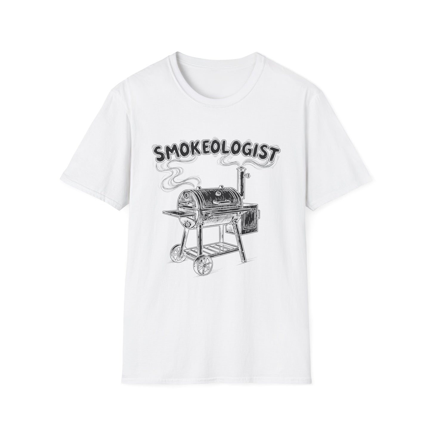 Funny Smokeologist Pitmaster BBQ Smoker Grilling T-Shirt