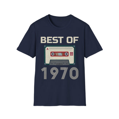 Best Of 1970 Cassette Tape 50th Birthday Gifts Vintage T-Shirt For Men Women