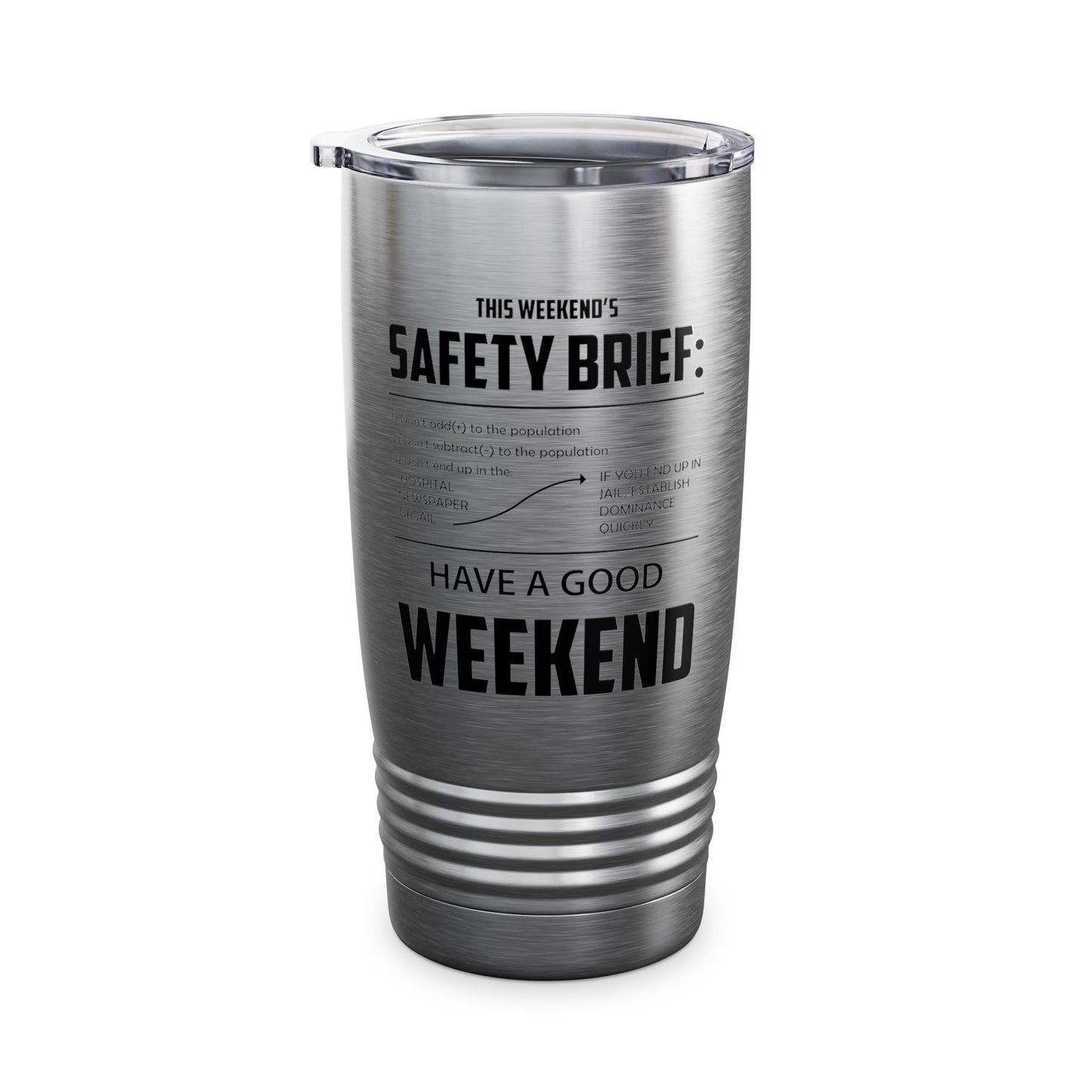 Funny This weekend's SAFETY BRIEF Tumbler For Men Women Tumbler