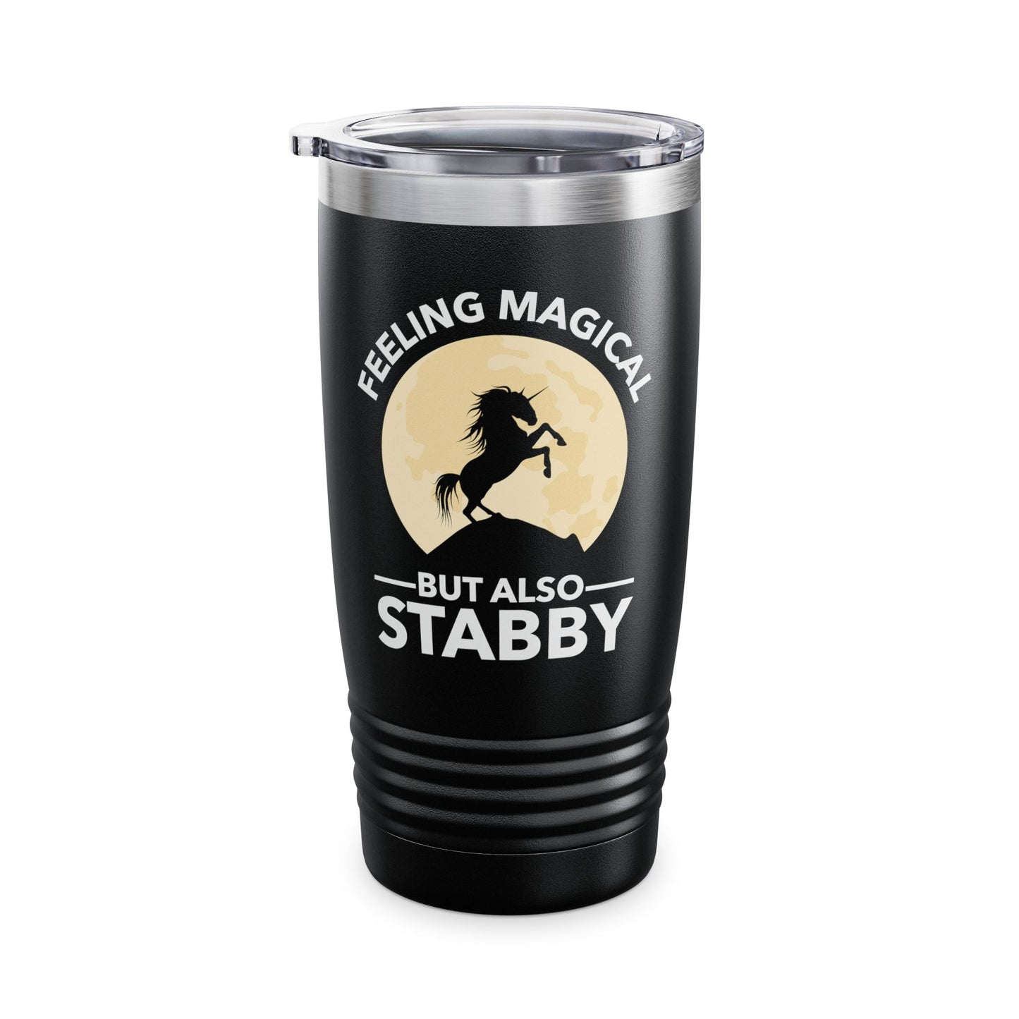 Funny Feeling Magical But Also Stabby Unicorn Lovers Tumbler Men Women