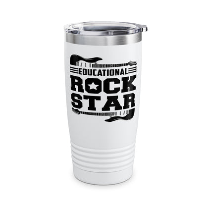 The Best Educational Rockstar Rock Out Teachers Rock Metal Music Lovers Tumbler