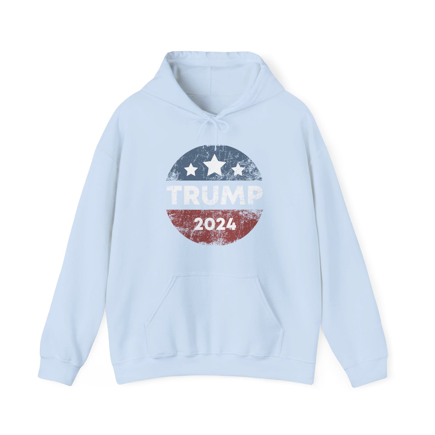 Trump 2024 Retro Campaign Button Re Elect President Trump Hoodie For Men Women Hoodie