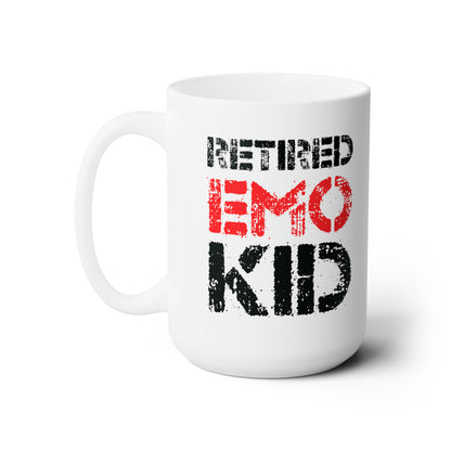 Funny Retired EMO Kid Retirement Sad Music Coffee Mug