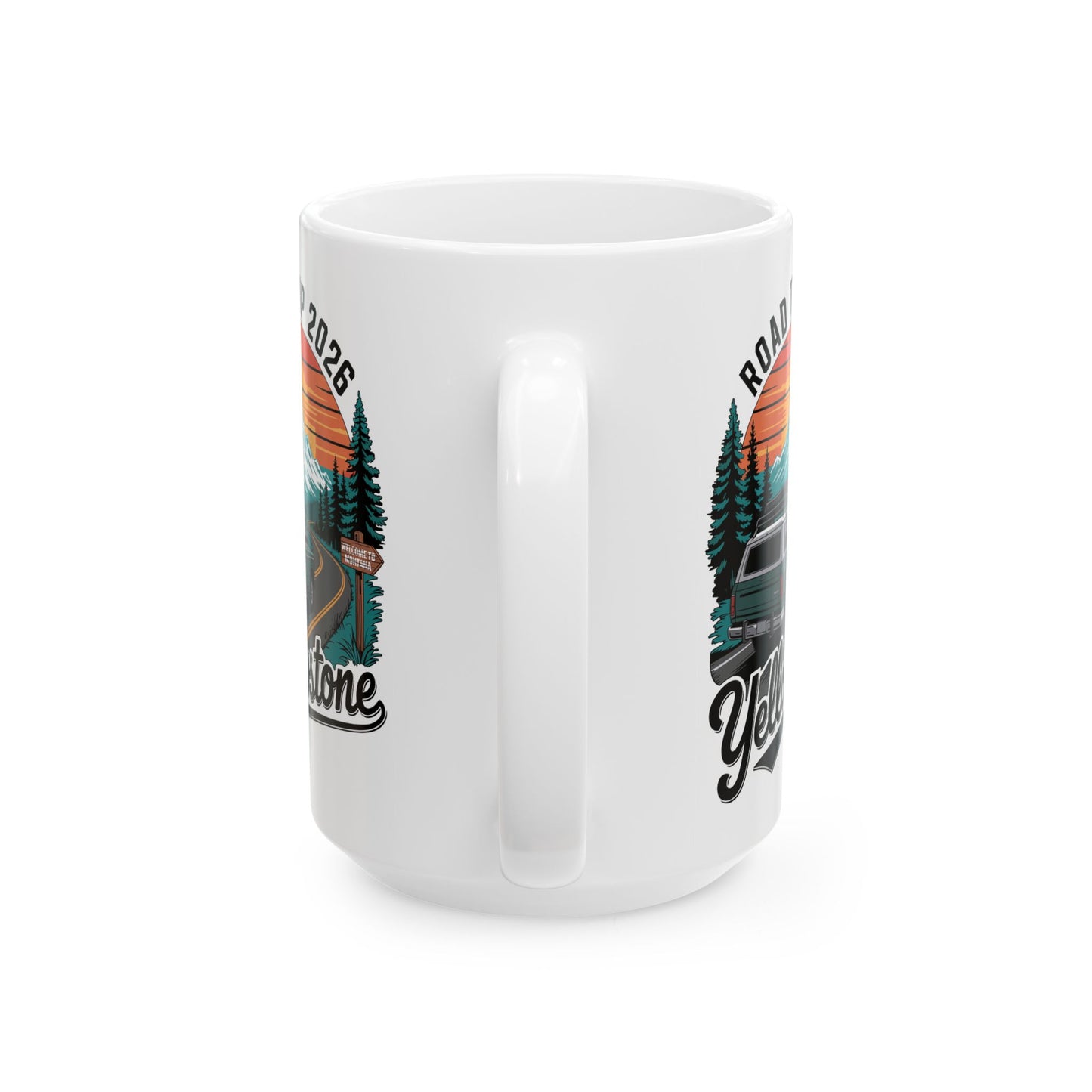 Yellowstone Road Trip 2026 Family National Park Coffee Mug For Men Womens