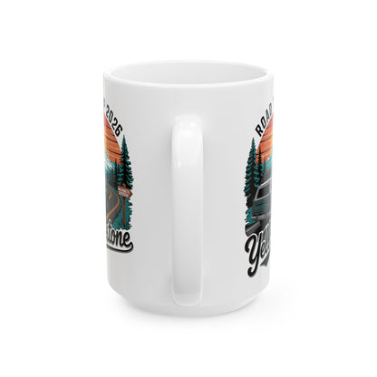Yellowstone Road Trip 2026 Family National Park Coffee Mug For Men Womens