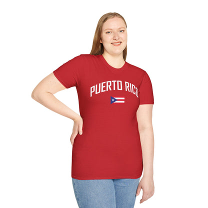 Puerto Rico Flag Retro Text T-Shirt