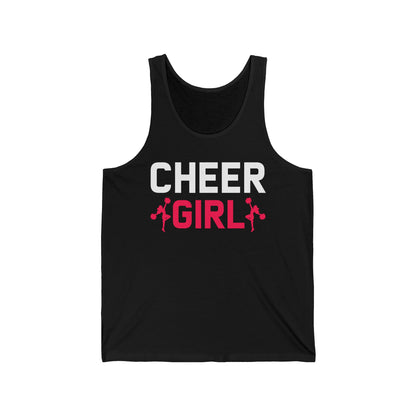 Funny Cheer Team Cheerleading Cheering Cheerleader Tank Top For Women Girls Tank Top