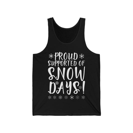 Proud Supporter Of Snow Days Vintage Christmas Holiday Funny Xmas Tank Top For Men Women Tank Top