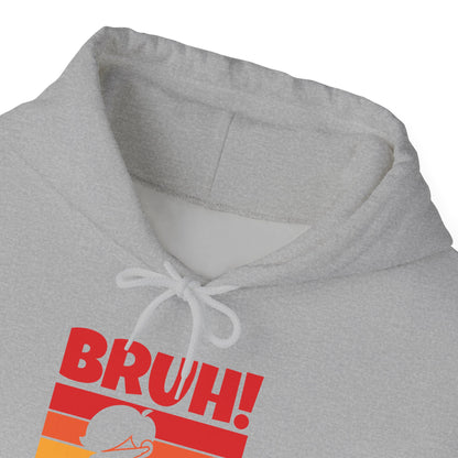 Funny Bruh We Back Teachers Kids Funny Back To School Hoodie