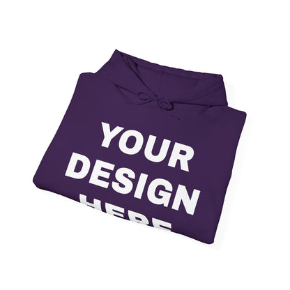 Custom Text Personalized Your Design on Unisex Heavy Blend™ Hooded Sweatshirt