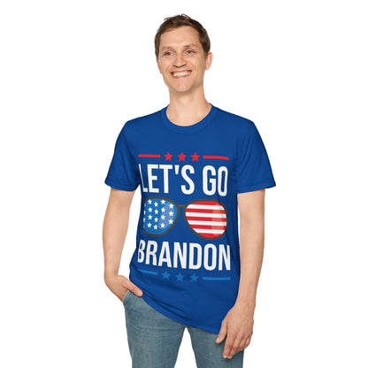 Vintage Old American  Lets Go Brandon Sunglasses T-Shirt Men Women