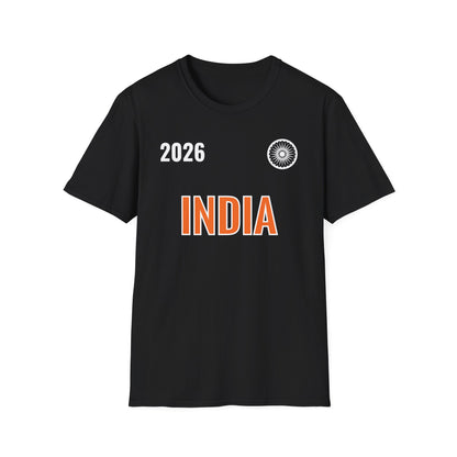 India T-Shirt Cricket Lovers Fan Team Support 2026