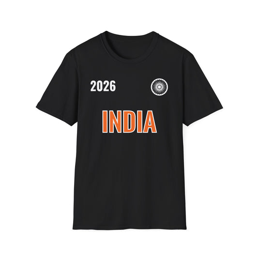 India T-Shirt Cricket Lovers Fan Team Support 2026