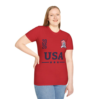USA Soccer Tee Flag Football Shirt Gift 2026 T-Shirt