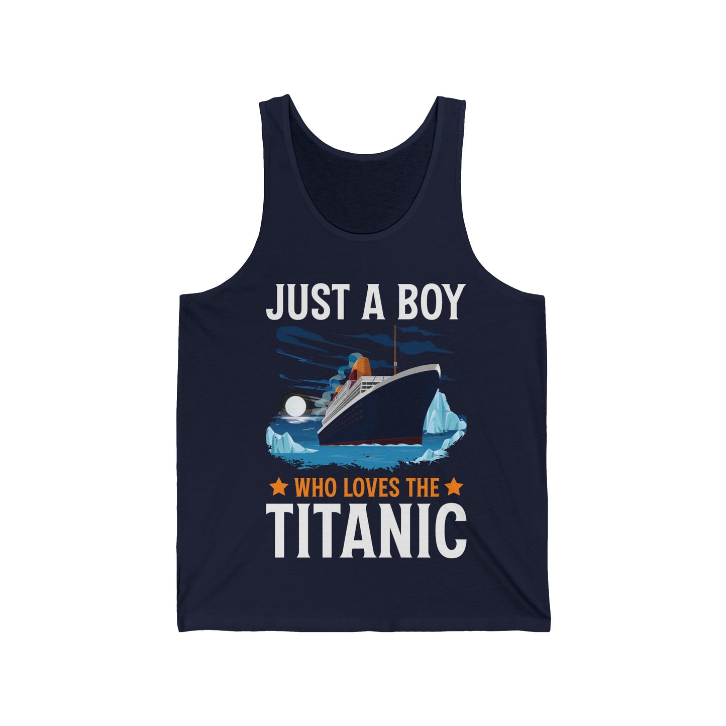 Just A Boy Who Just Loves The Rms Titanic Cruise Ship Tank Top For Men Women Tank Top