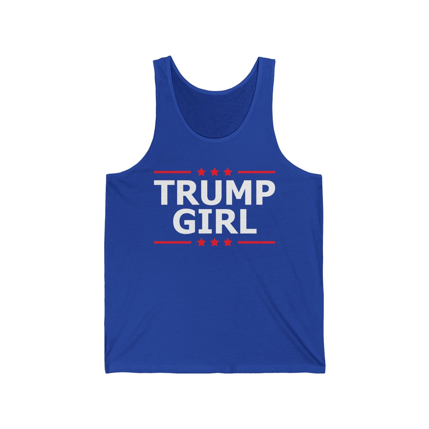 Cute Trump Girl Republican US Flag 2024 Vintage Vote Tank Top