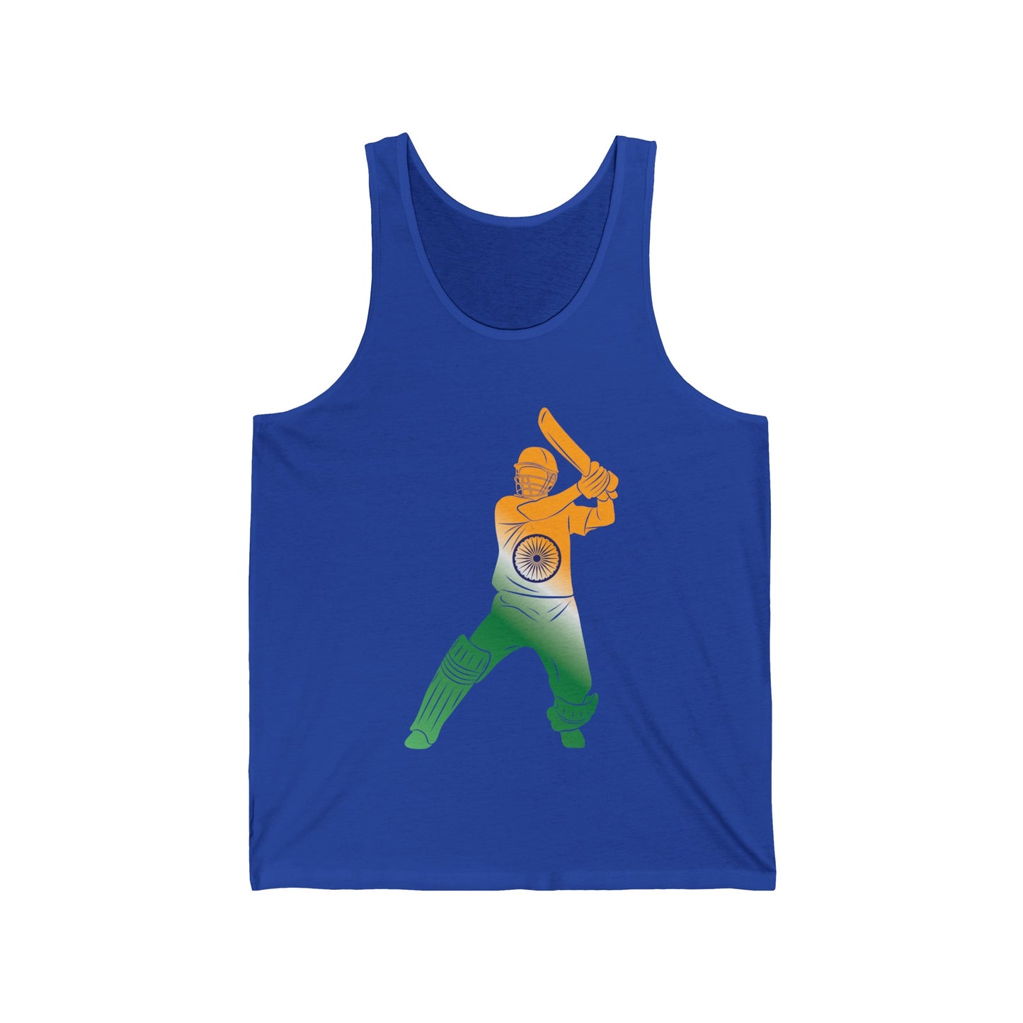 Indian Cricket Team Cricketer Fan Batsmen Flag Of India Tank Top Gift For Men Women Tank Top