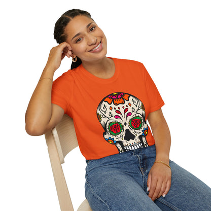 Sugar Skull Dia De Los Muertos Costume Halloween Day Of Dead T-Shirt