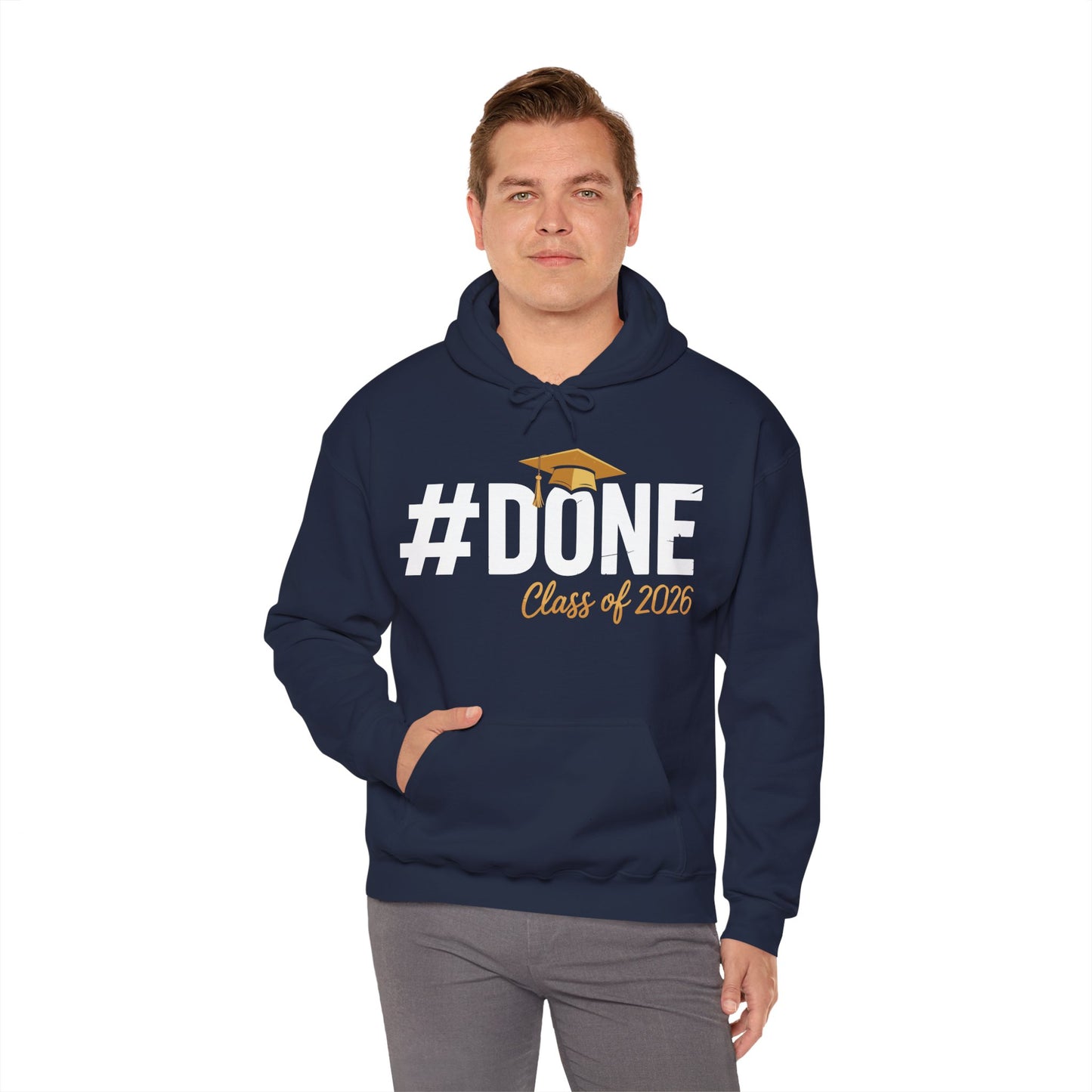 #Done Class of 2026 Graduation So Done Senior 2026 Grad Hoodie For Men Women