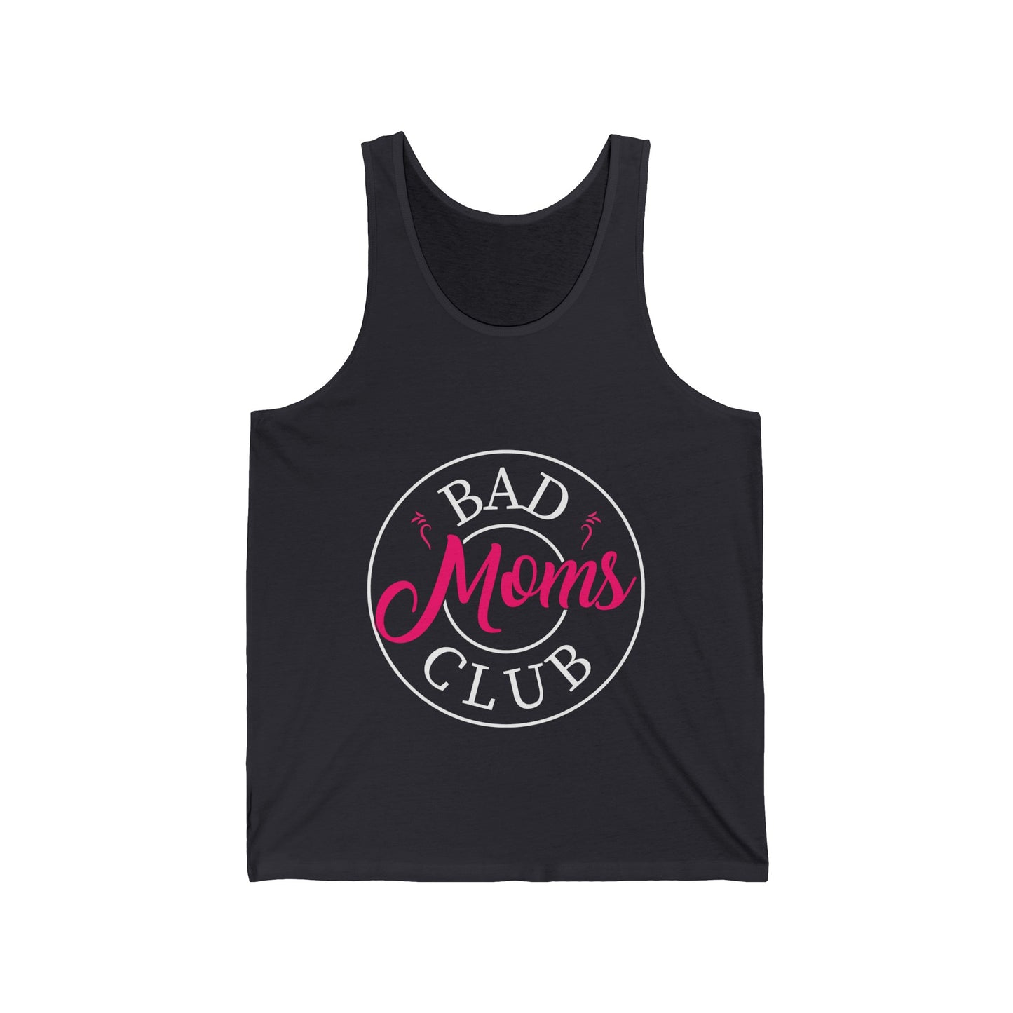 Funny Bad Moms Clubs New Mom Mother Hustler Sarcastic Woman Gift Tank Tops