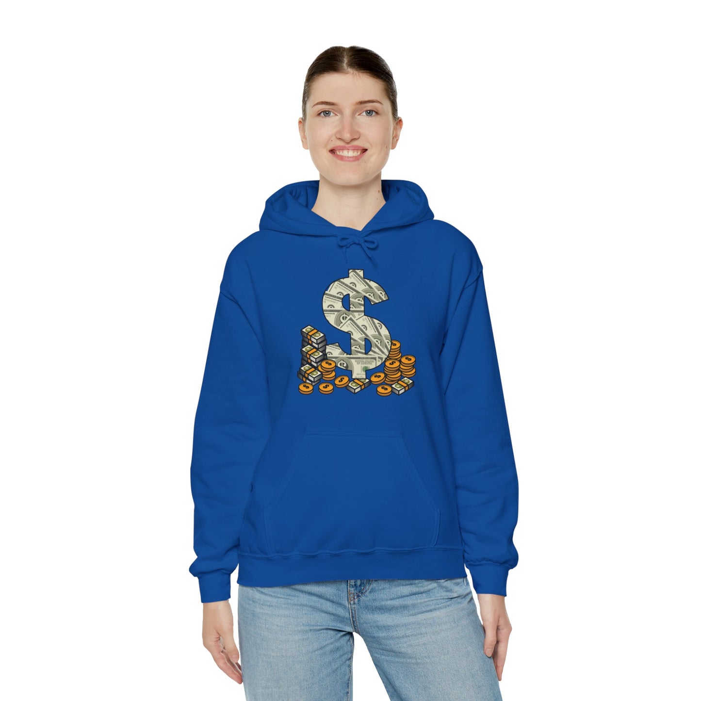 Cool As Dollar Bill Dollar Sign $$ Gift Hoodie For Men Women Hoodie