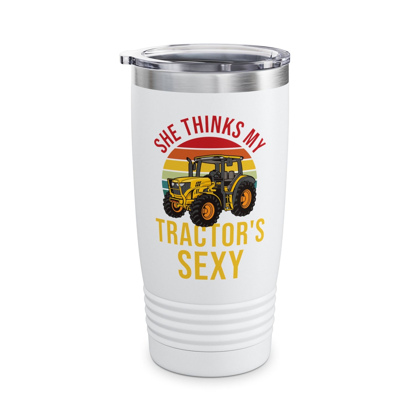 Funny She Thinks My Tractors Sexy Farming Farmer Farm Tumbler