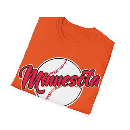 Minnesota Tee Vintage Baseball Throwback Retro T-Shirt For Men Women T-Shirt