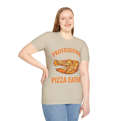 Funny Professional Pizza Eater Foodie Food Lover Gift Love Pizza T-Shirt