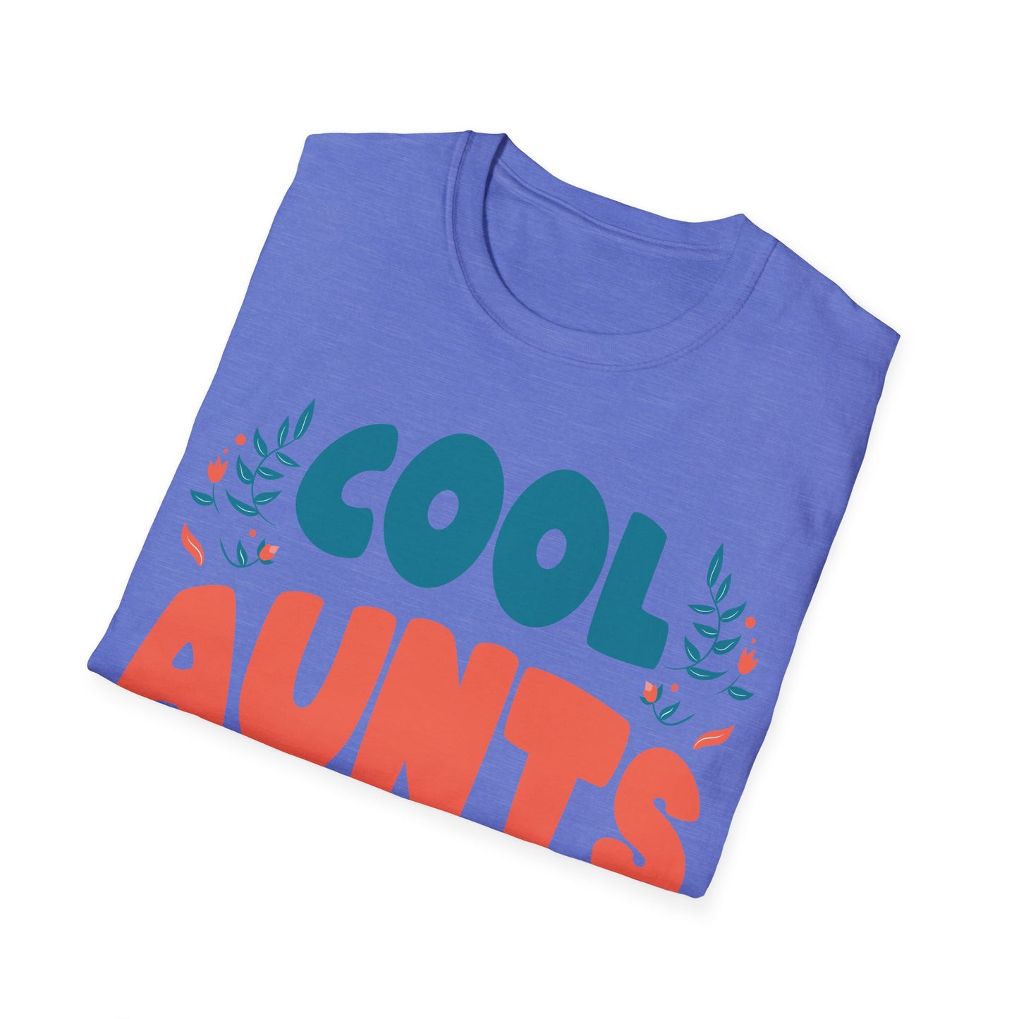 Cool Aunts Club Groovy Retro Smile Aunt Auntie Funny Mother's Day T-Shirt