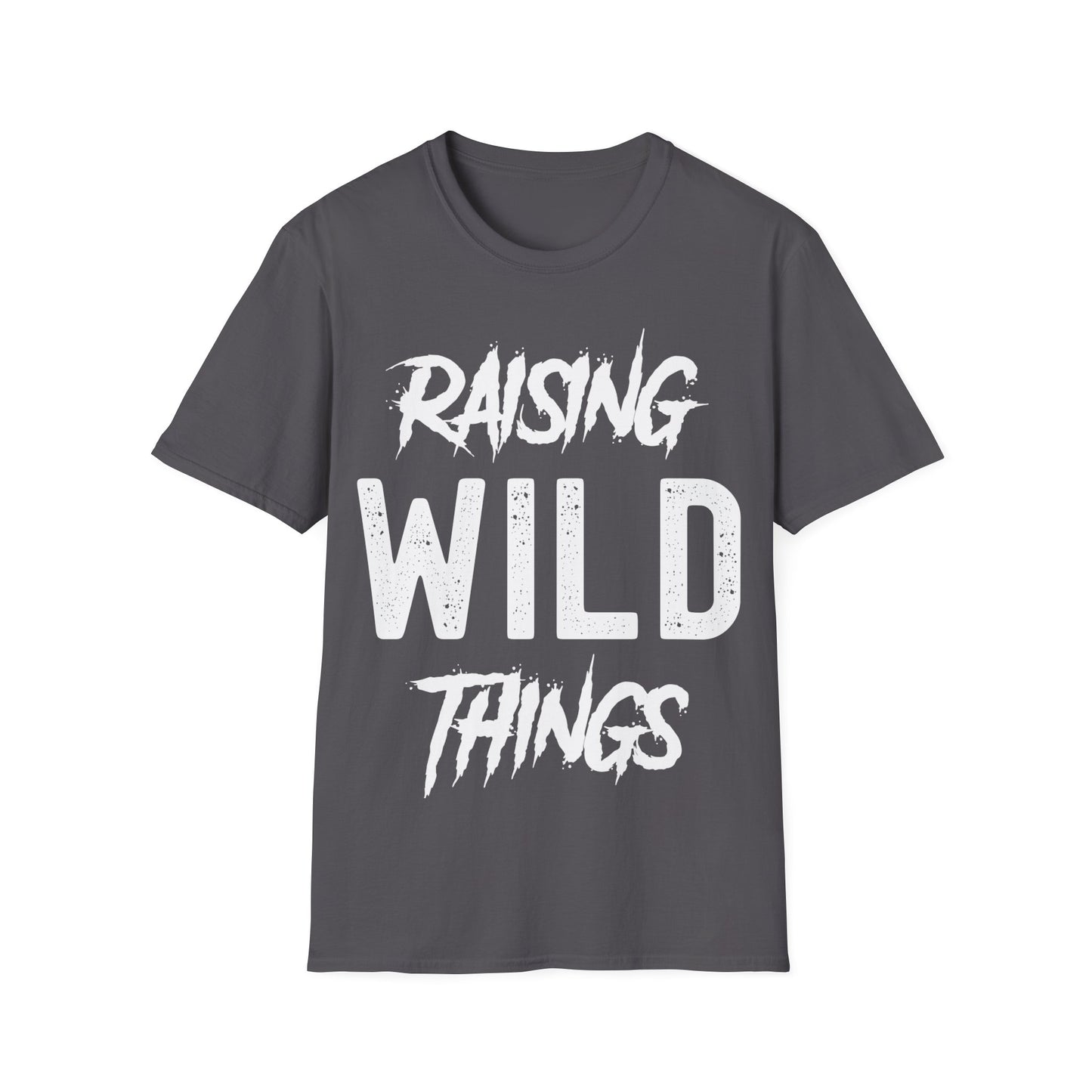 Womens Raising Wild Things Mom Cute Mothers Day Birthday T-Shirt