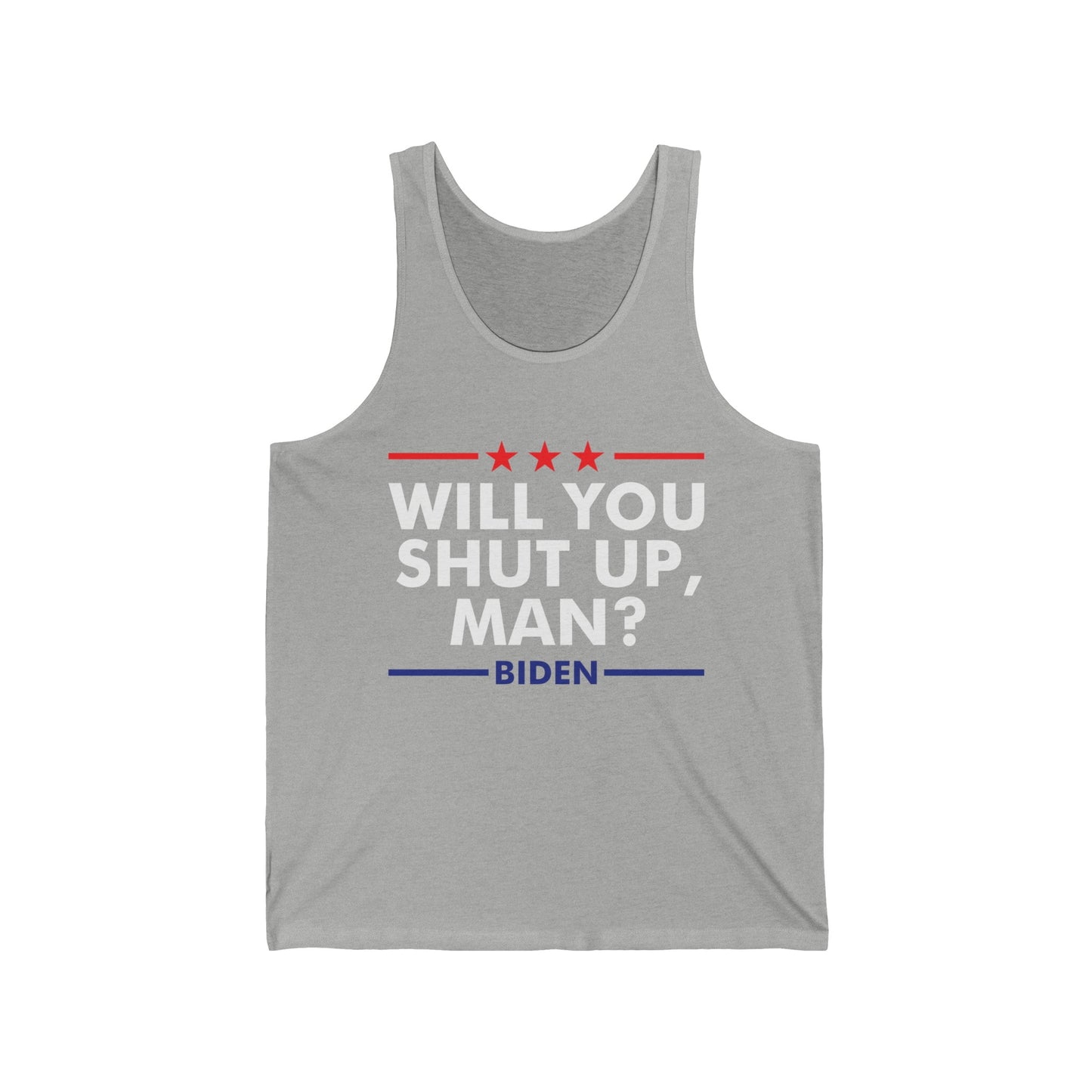 Will You Shut Up Man Biden Presidential Debate 2020 Tank Tops For Men Women