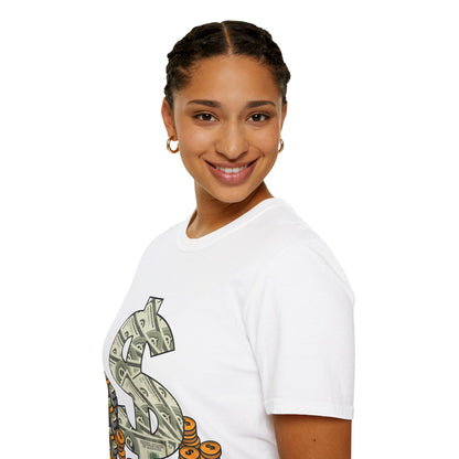 Cool As Dollar Bill Dollar Sign $$ Gift T-Shirt For Men Women T-Shirt