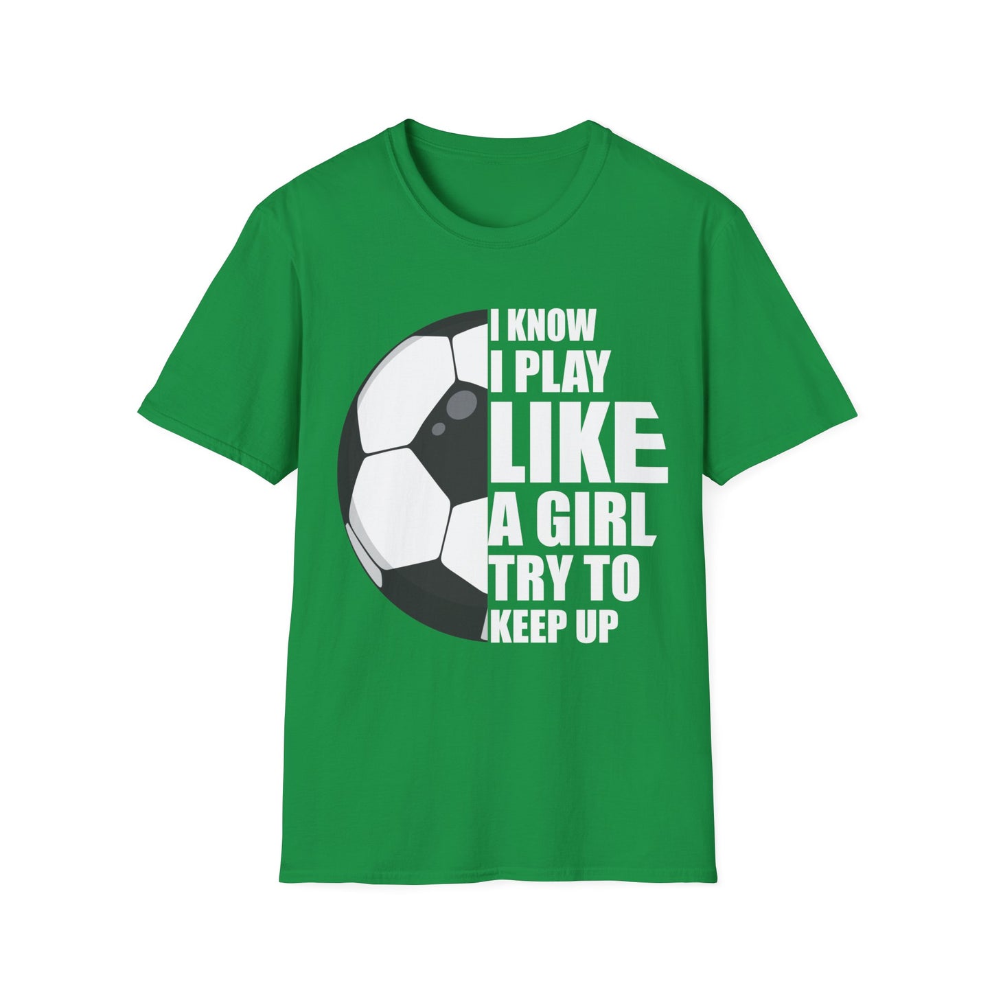 I Know I Play Like A Girl Shirt School College Football Girl T-Shirt