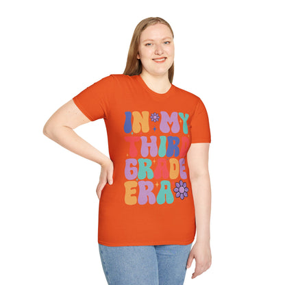 Funny In My 3rd Grade Era Back to School In My Third Grade Era T-Shirt For Men Women T-Shirt