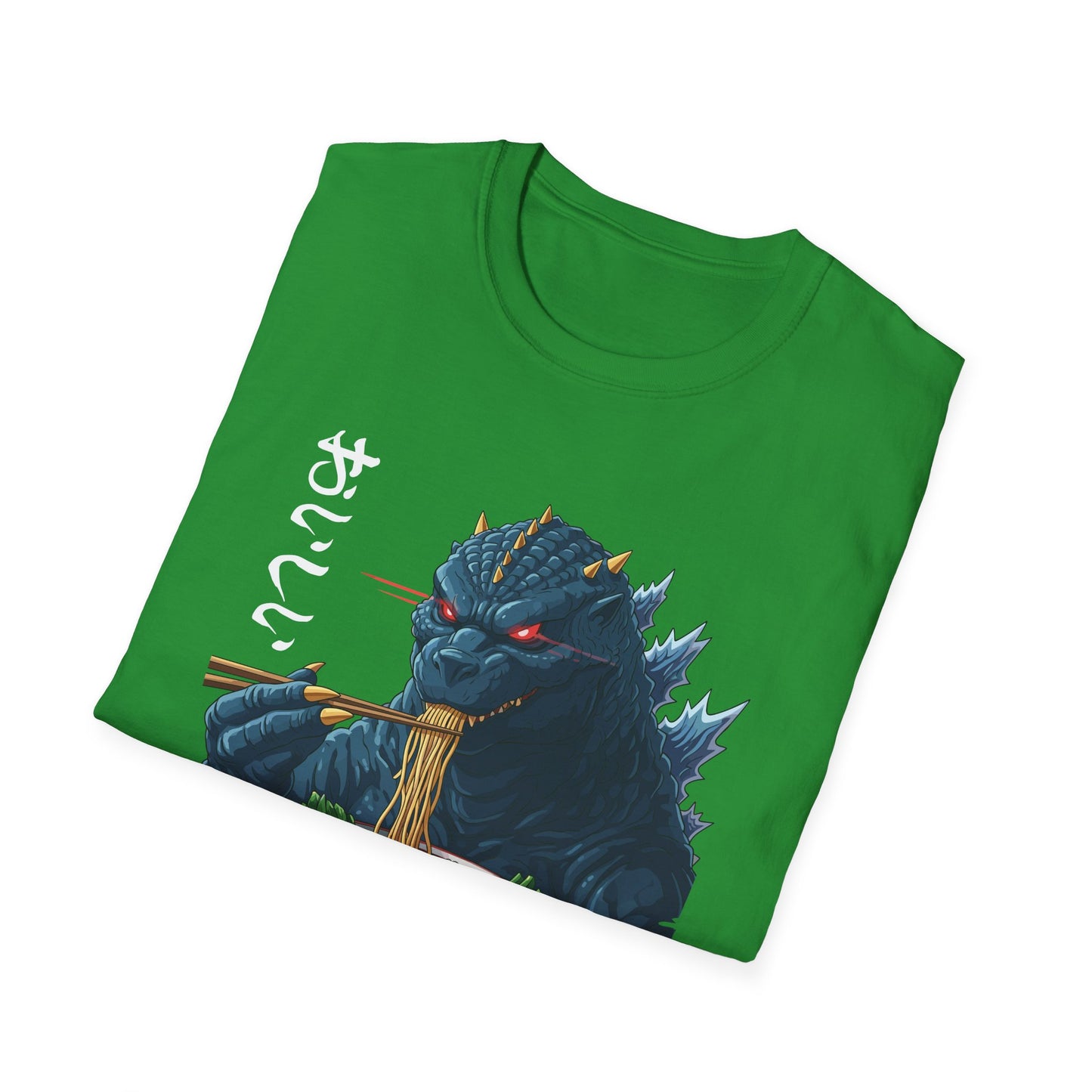 Funny Kaiju Eating Ramen Japanese Monster Lover Birthday T-Shirt