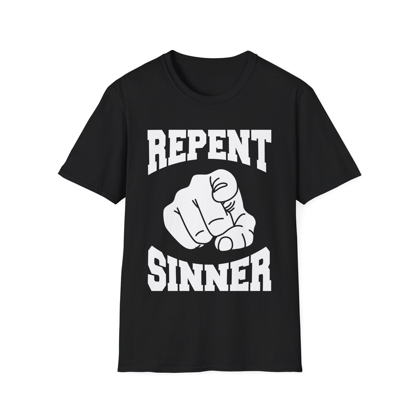 Funny Repent Sinner Christian Jesus Bible T-Shirt Men Women