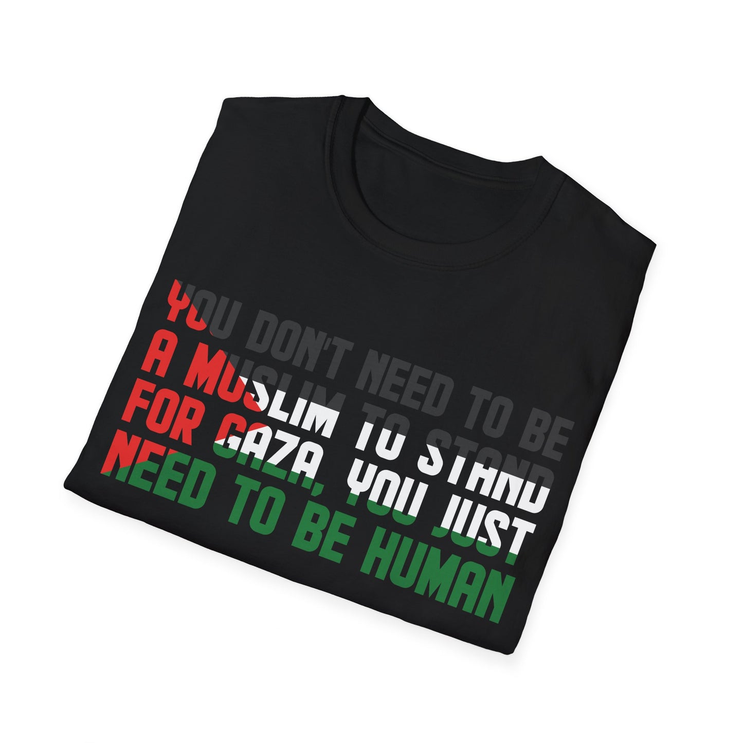 Free Palestine Flag Gaza Palestinian Flag Human Rights T-Shirt For Men Women T-Shirt