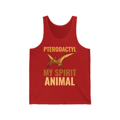 Funny Pterodactyl Is My Spirit Animal Dinosaur Gift Tank Top For Men Women