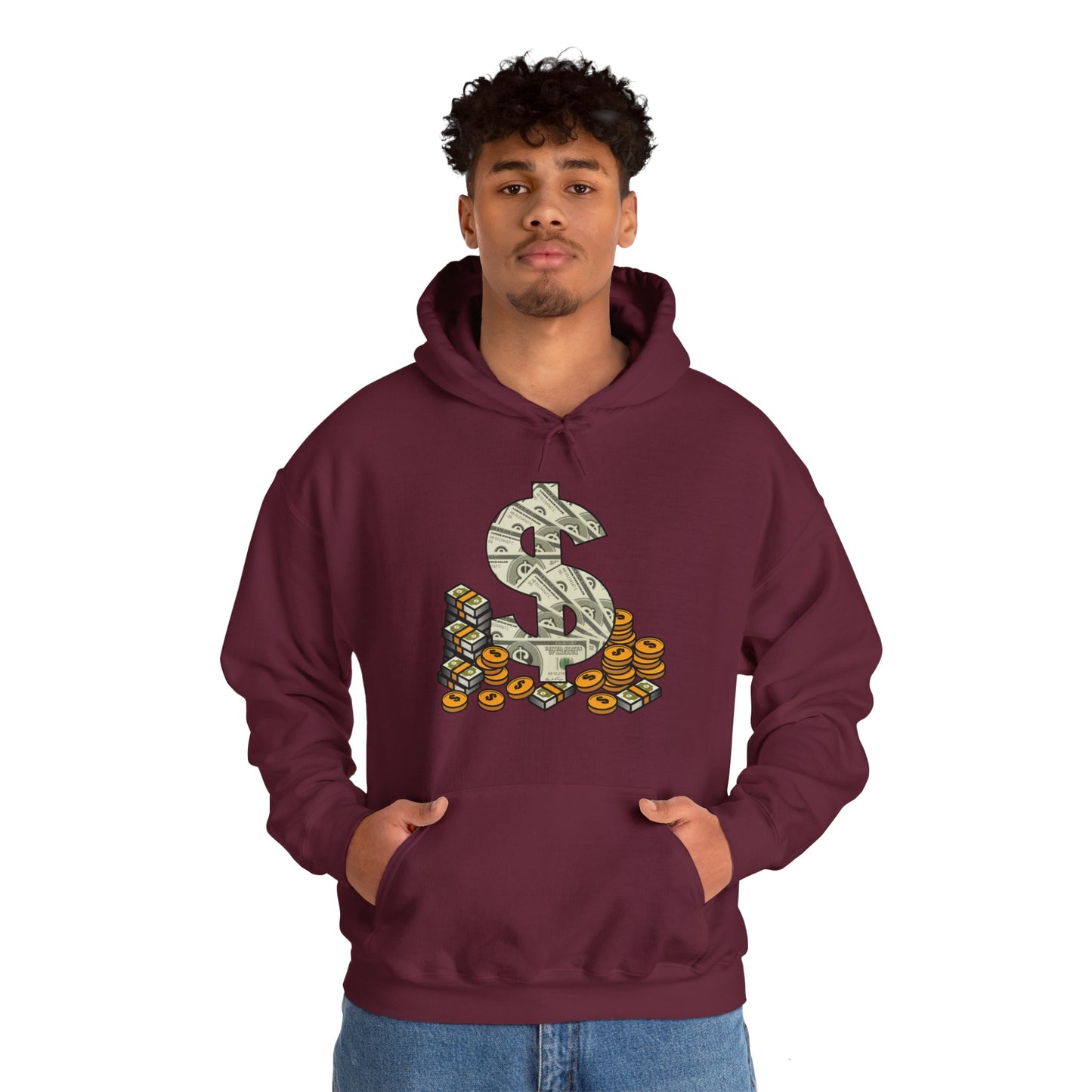 Cool As Dollar Bill Dollar Sign $$ Gift Hoodie For Men Women Hoodie