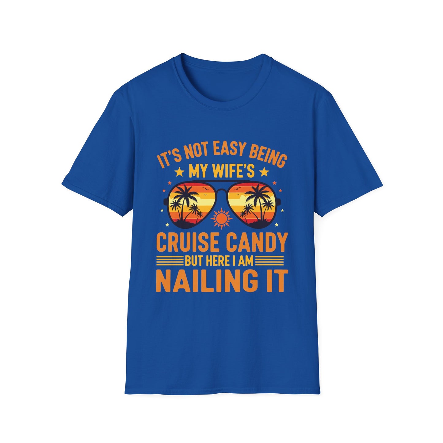 Matching Couples Cruise Men Candy Husband and Wife Cruise T-Shirt