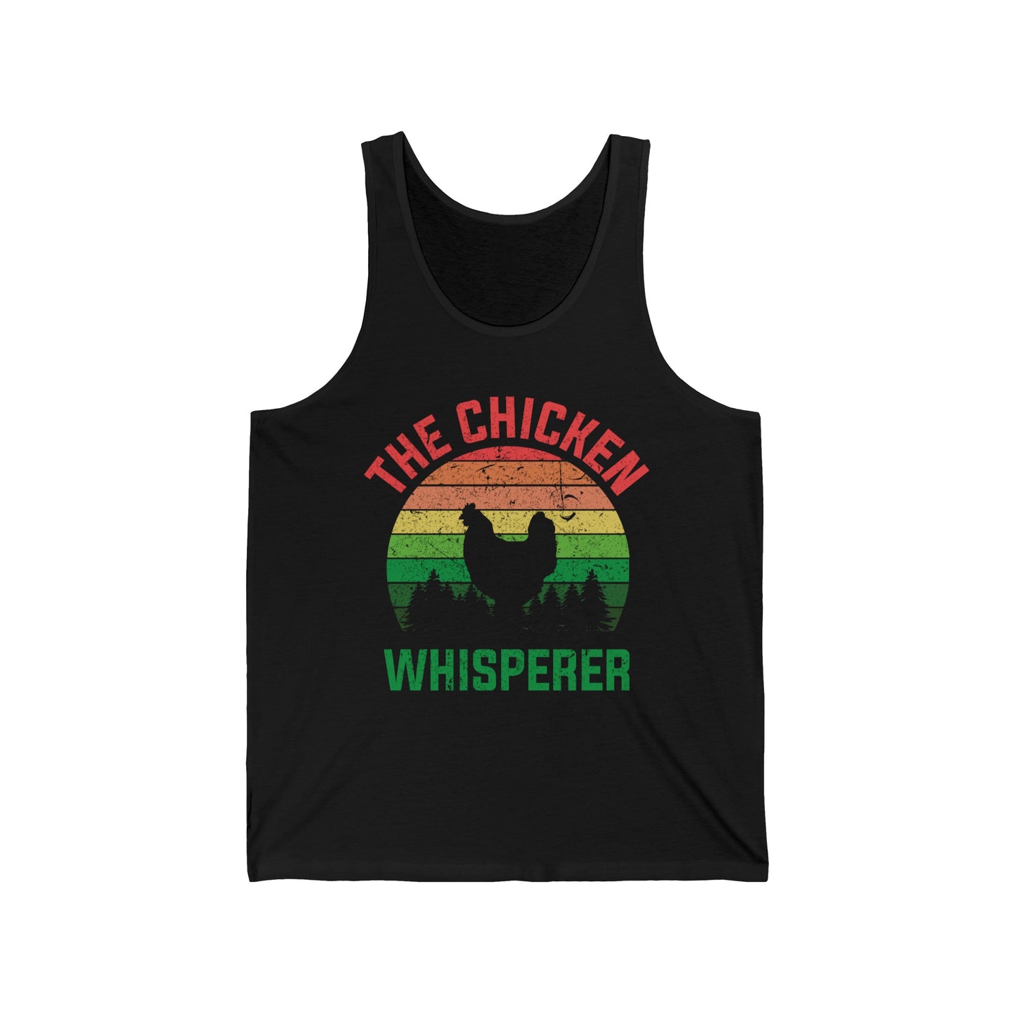 Funny Chickens The Chicken Whisperer Pet Vintage Gift Tank Tops For Men Women