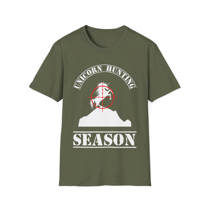 Funny Unicorn Hunting Season Inquire Within Hunting T-Shirt Men Women