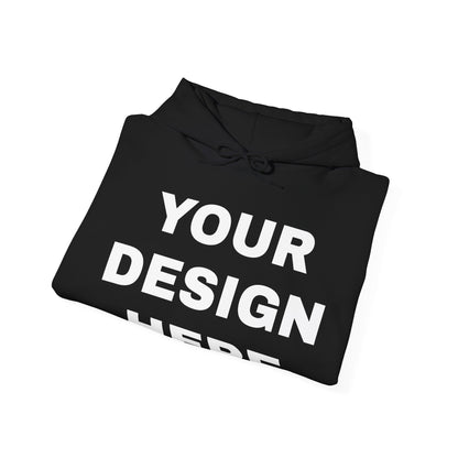 Custom Text Personalized Your Design on Unisex Heavy Blend™ Hooded Sweatshirt