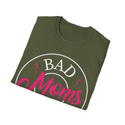 Funny Bad Moms Clubs New Mom Mother Hustler Sarcastic Woman Gift T-Shirt